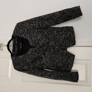 Banana Republic Black & White Wool Blend Blazer Jacket. Size 4